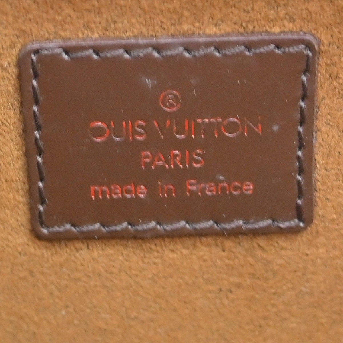 Louis Vuitton Pochette Saint Louis Damier Ebene Brown Canvas Clutche & Pouche Bag (Pre-Owned)