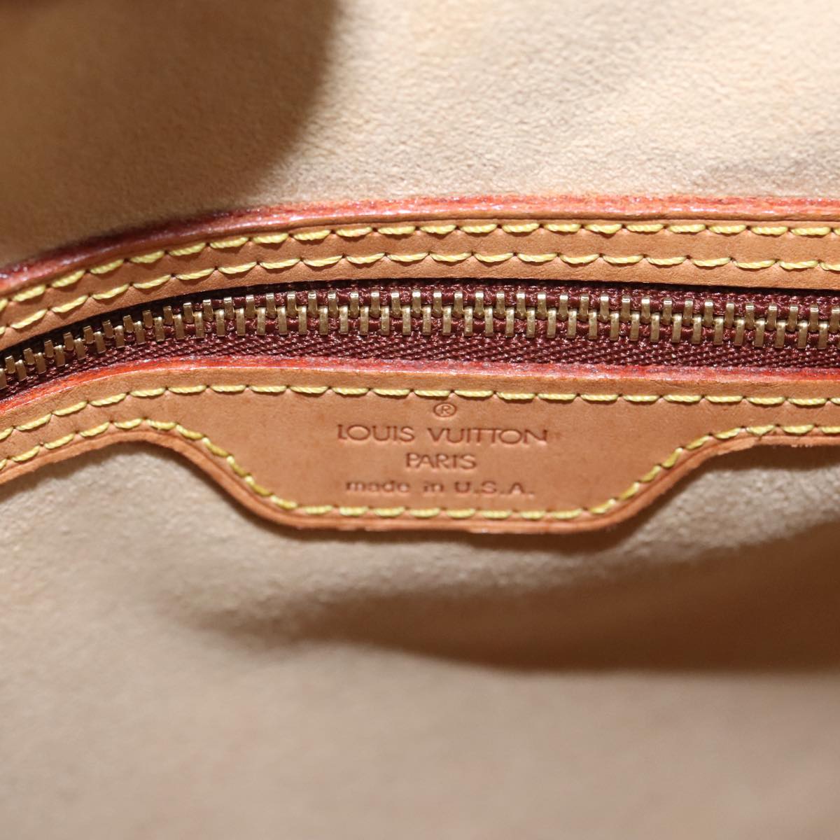 Louis Vuitton Looping Gm Brown Canvas Handbag (Pre-Owned)