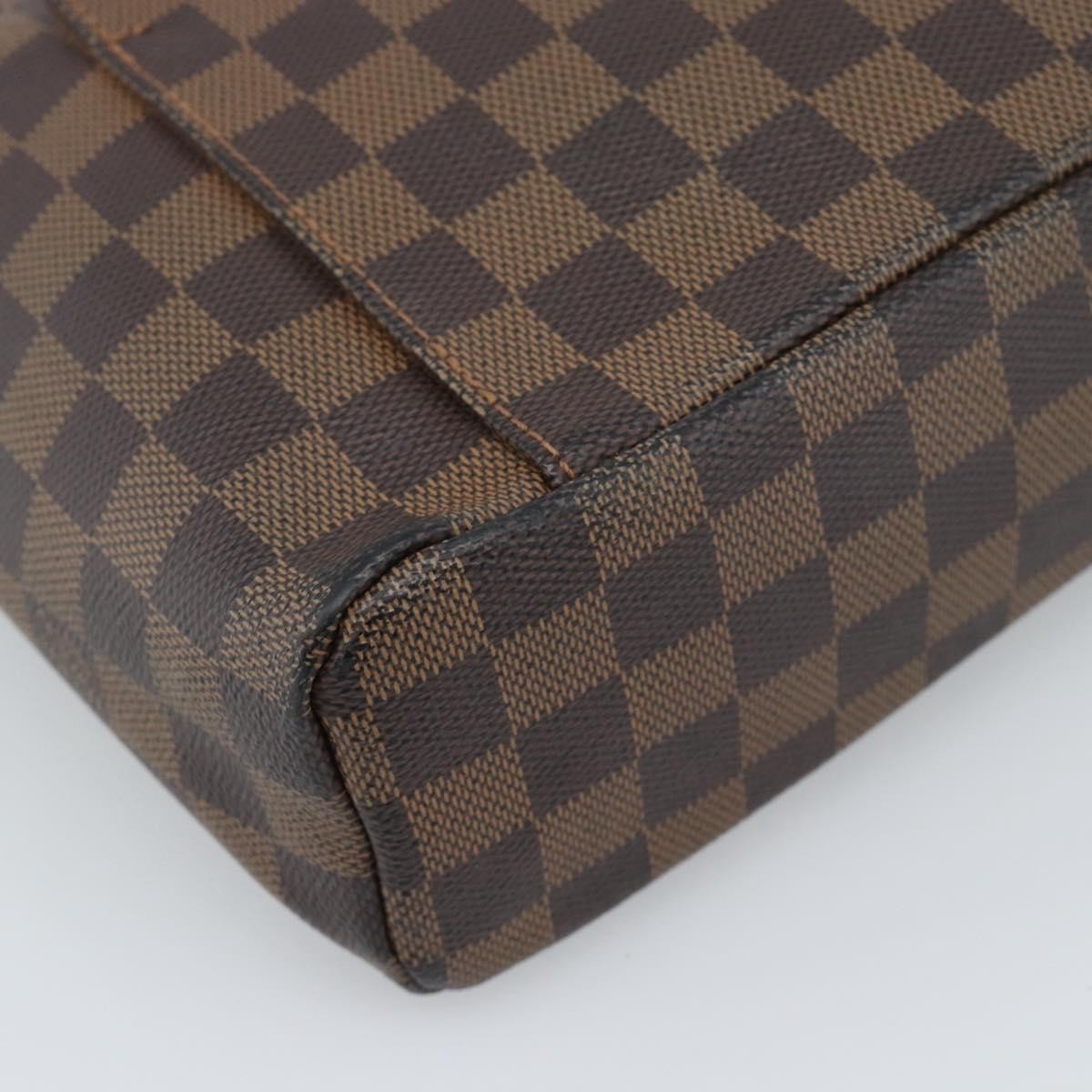 Louis Vuitton Olav Damier Ebene Brown Canvas Shoulder Bag Bag (Pre-Owned)