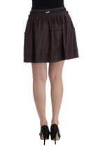 GF Ferre Purple Short Flannel Women's Skirt