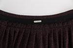 GF Ferre Chic Purple Mini Skirt for Elegant Women's Evenings