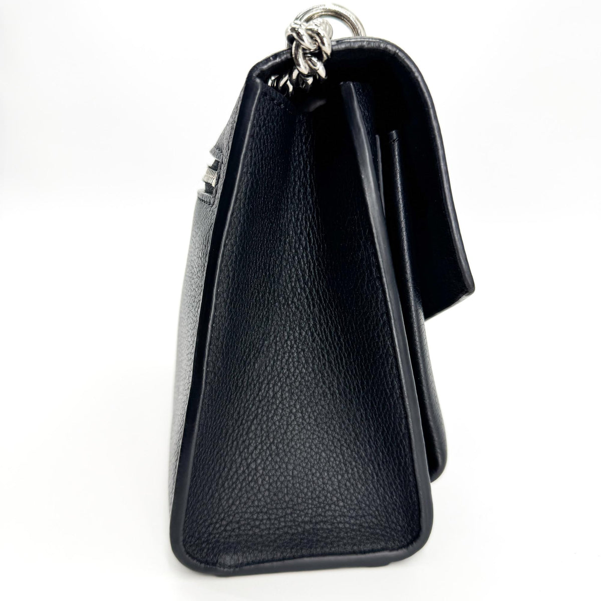 Louis Vuitton Mylockme Leather Black Leather Handbag (Pre-Owned)