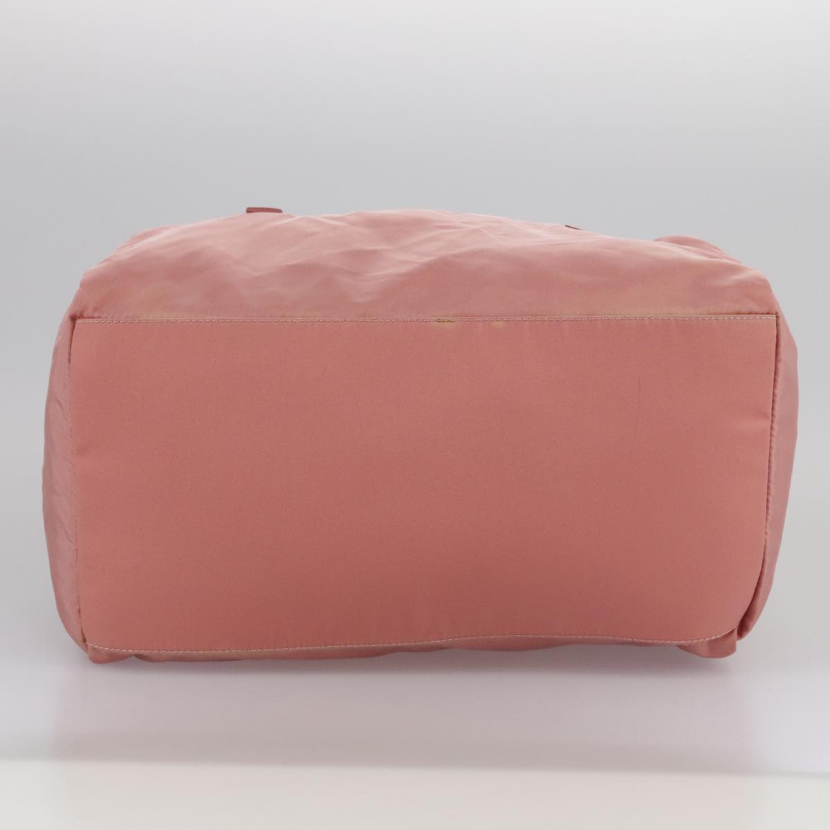 Prada Boston Pink Synthetic Handbag (Pre-Owned)