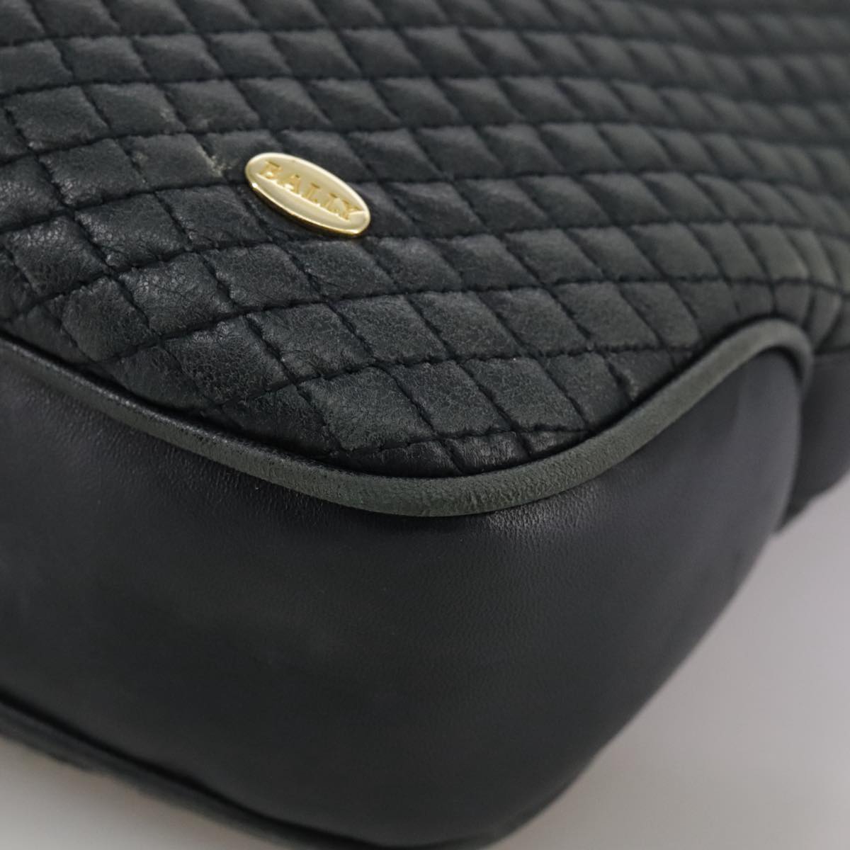 Bally Black Leather Tote Bag (Pre-Owned)