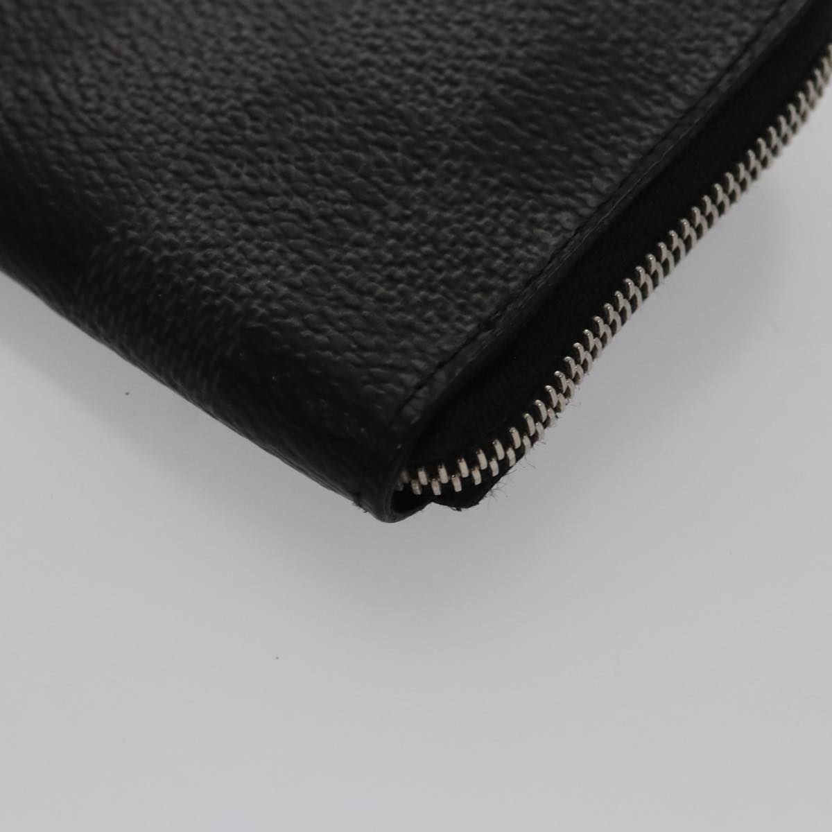 Louis Vuitton Porte Monnaie Jules Black Canvas Wallet  (Pre-Owned)