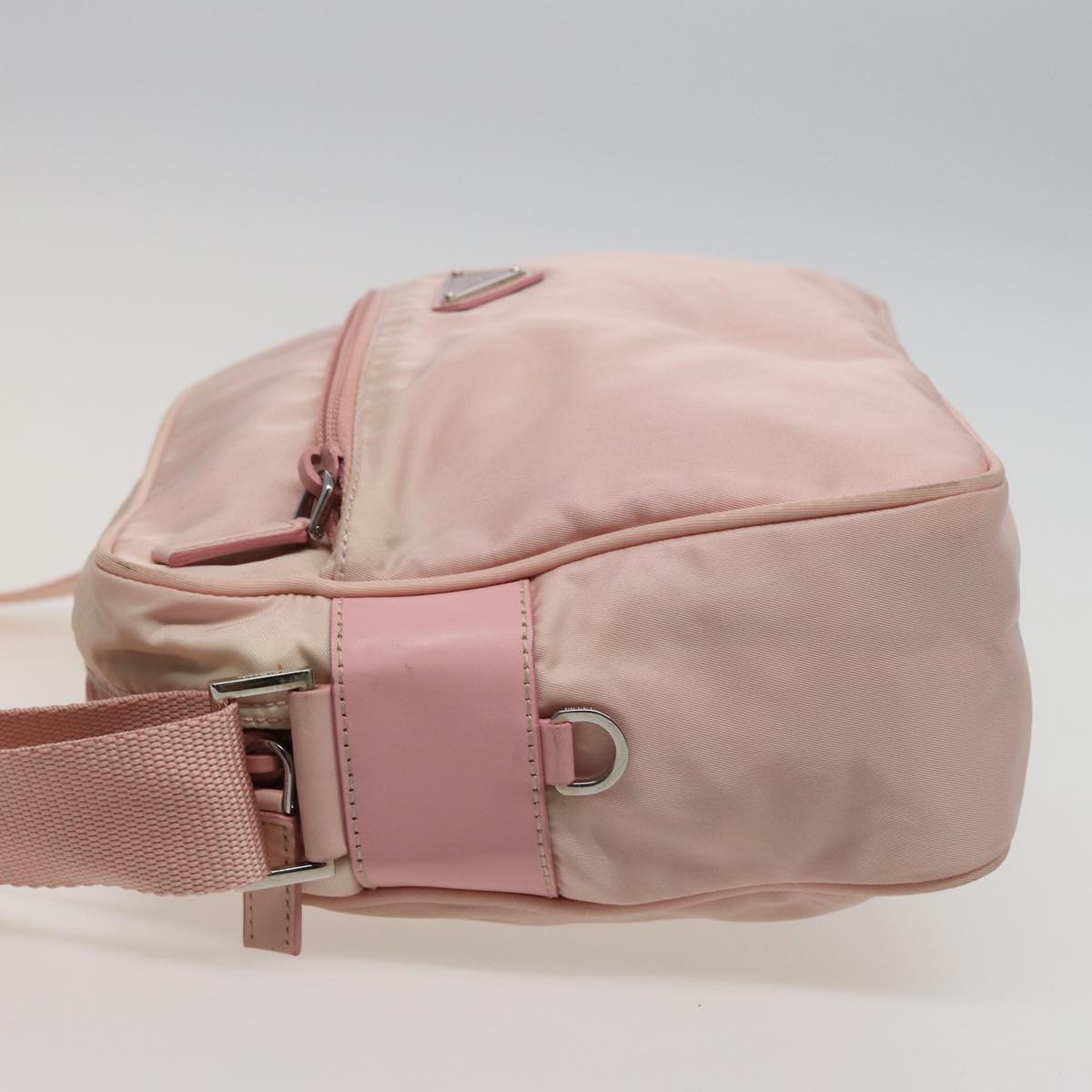 Prada Pink Synthetic Shoulder Bag (Pre-Owned)