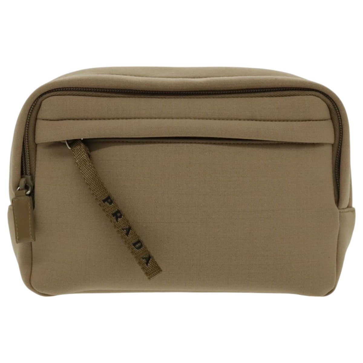 Prada Beige Synthetic Clutch Bag (Pre-Owned)