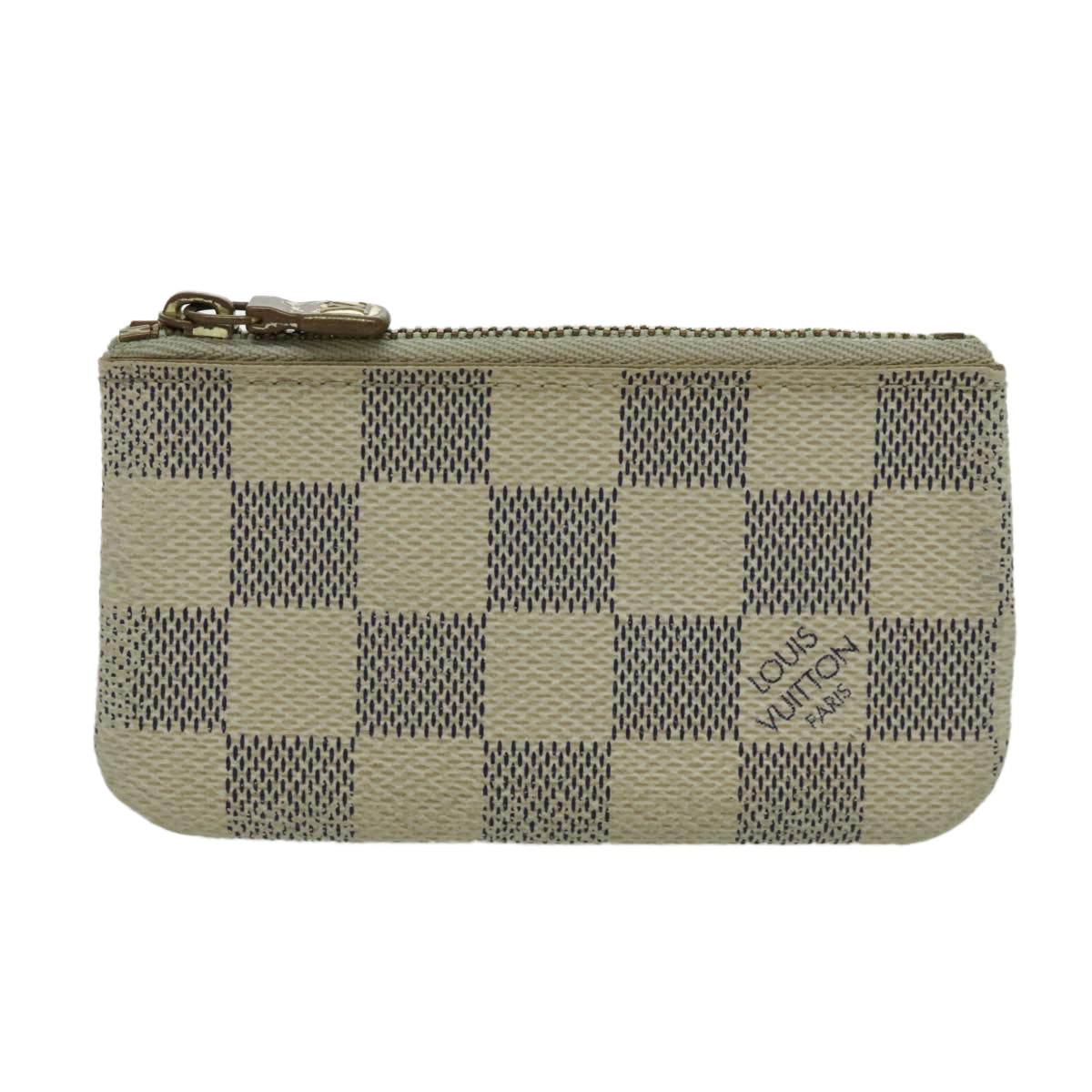 Louis Vuitton Pochette Clés White Canvas Wallet  (Pre-Owned)