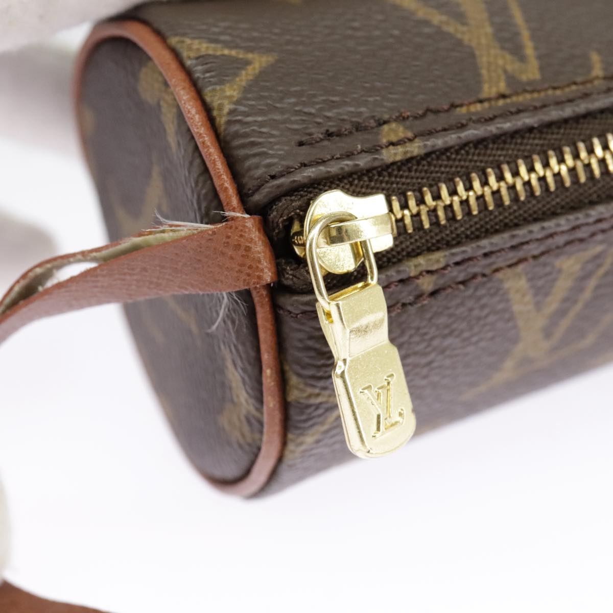 Louis Vuitton Papillon Brown Canvas Clutch Bag (Pre-Owned)