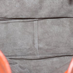 Bottega Veneta Intrecciato Orange Leather Shoulder Bag (Pre-Owned)