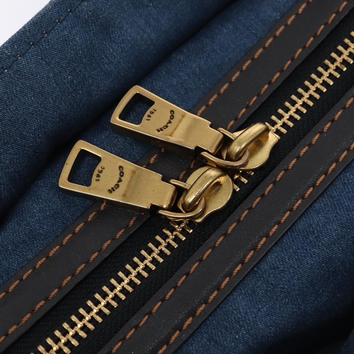 Coach Rogue 25 Blue Denim - Jeans Handbag (Pre-Owned)