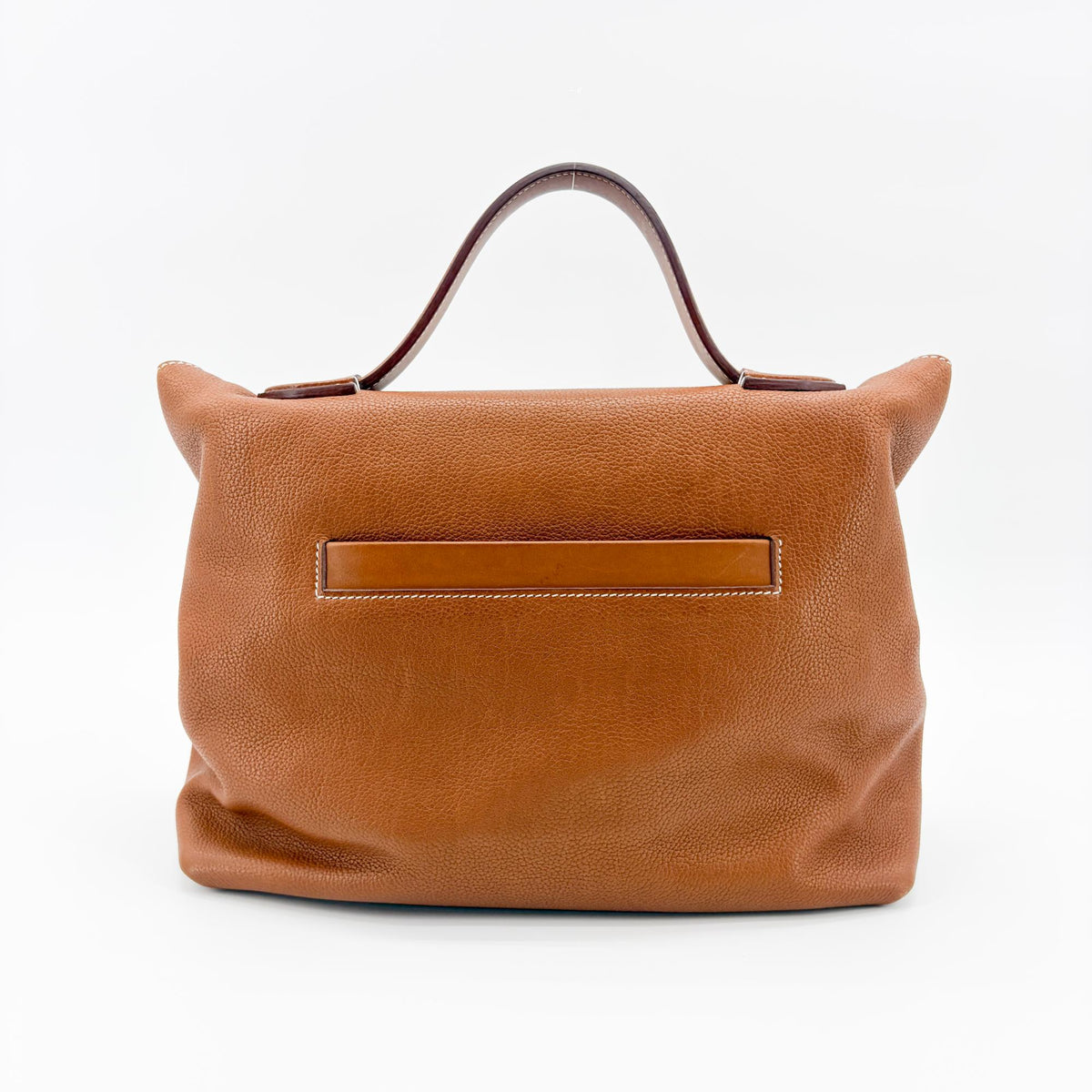 Hermes 24/24 Barenia Faubourg With Swift Brown Leather Handbag (Pre-Owned)