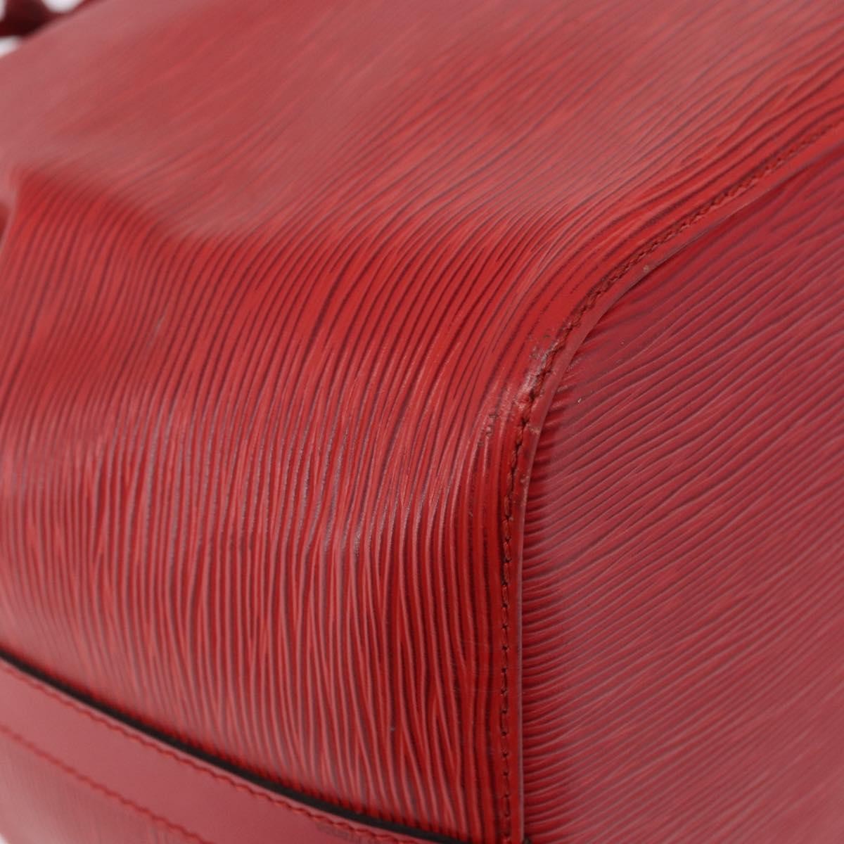 Louis Vuitton Petit Noe Epi Leather Red Leather Shoulder Bag Bag (Pre-Owned)