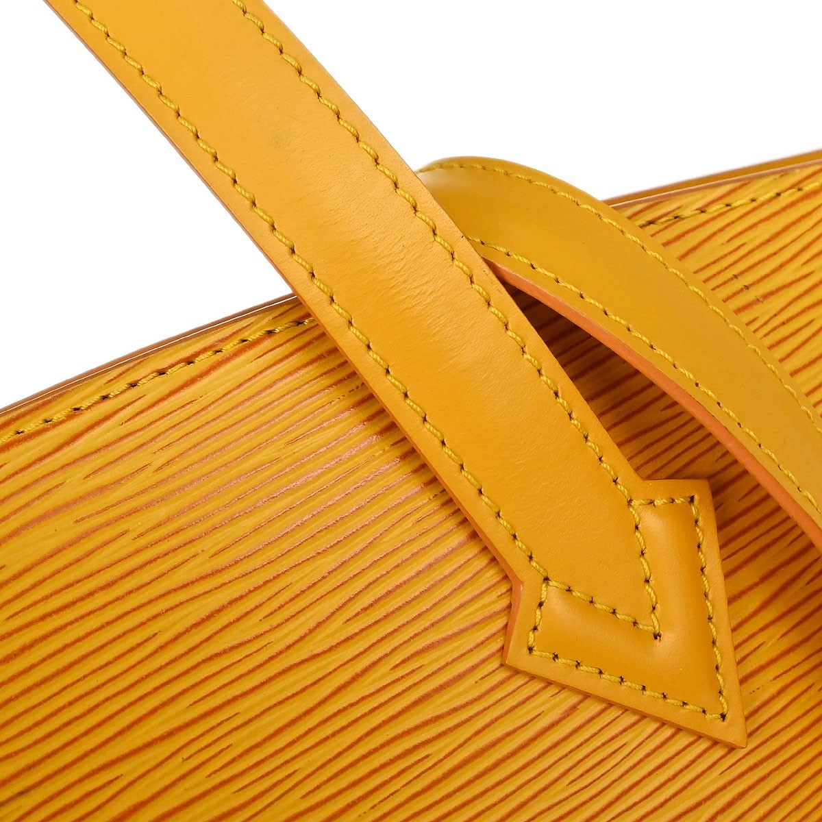 Louis Vuitton Saint Jacques Epi Leather Yellow Leather Shoulder Bag Bag (Pre-Owned)