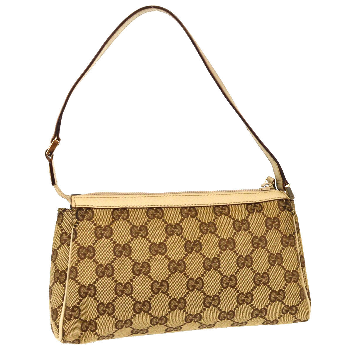 Gucci Jolicoeur Pochette Gg Canvas Beige Canvas Clutche & Pouche Bag (Pre-Owned)