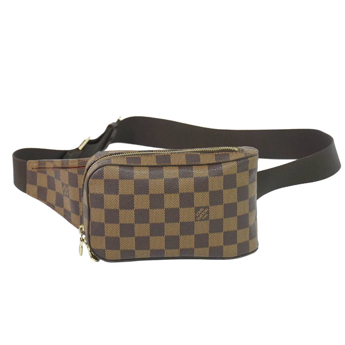 Louis Vuitton Geronimos Damier Brown Canvas Clutche & Pouche Bag (Pre-Owned)