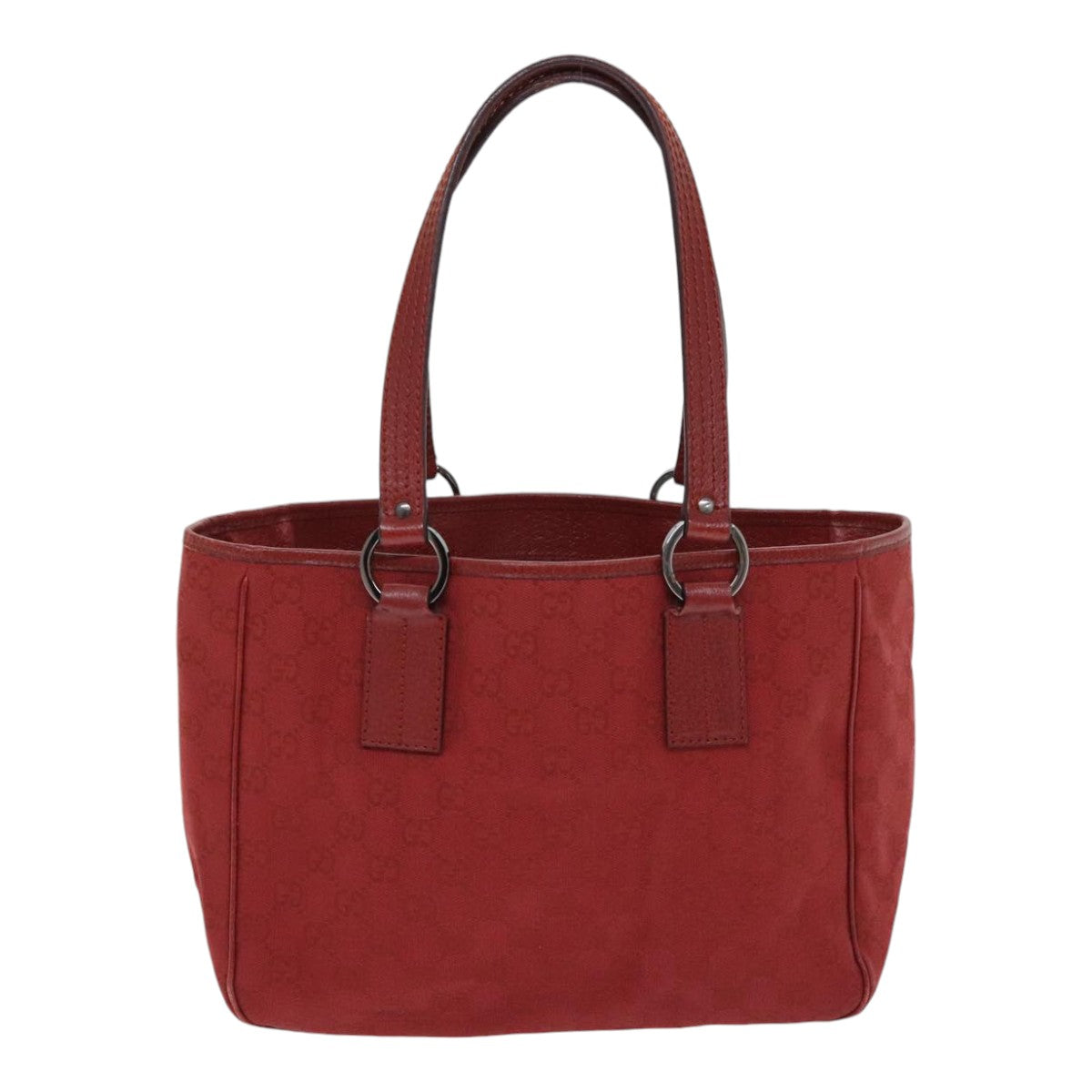 Gucci Mini C Red Canvas Tote Bag (Pre-Owned)