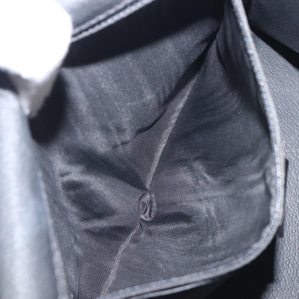 Celine Vintage Macadam Canvas Black Pvc Tote Bag Bag (Pre-Owned)
