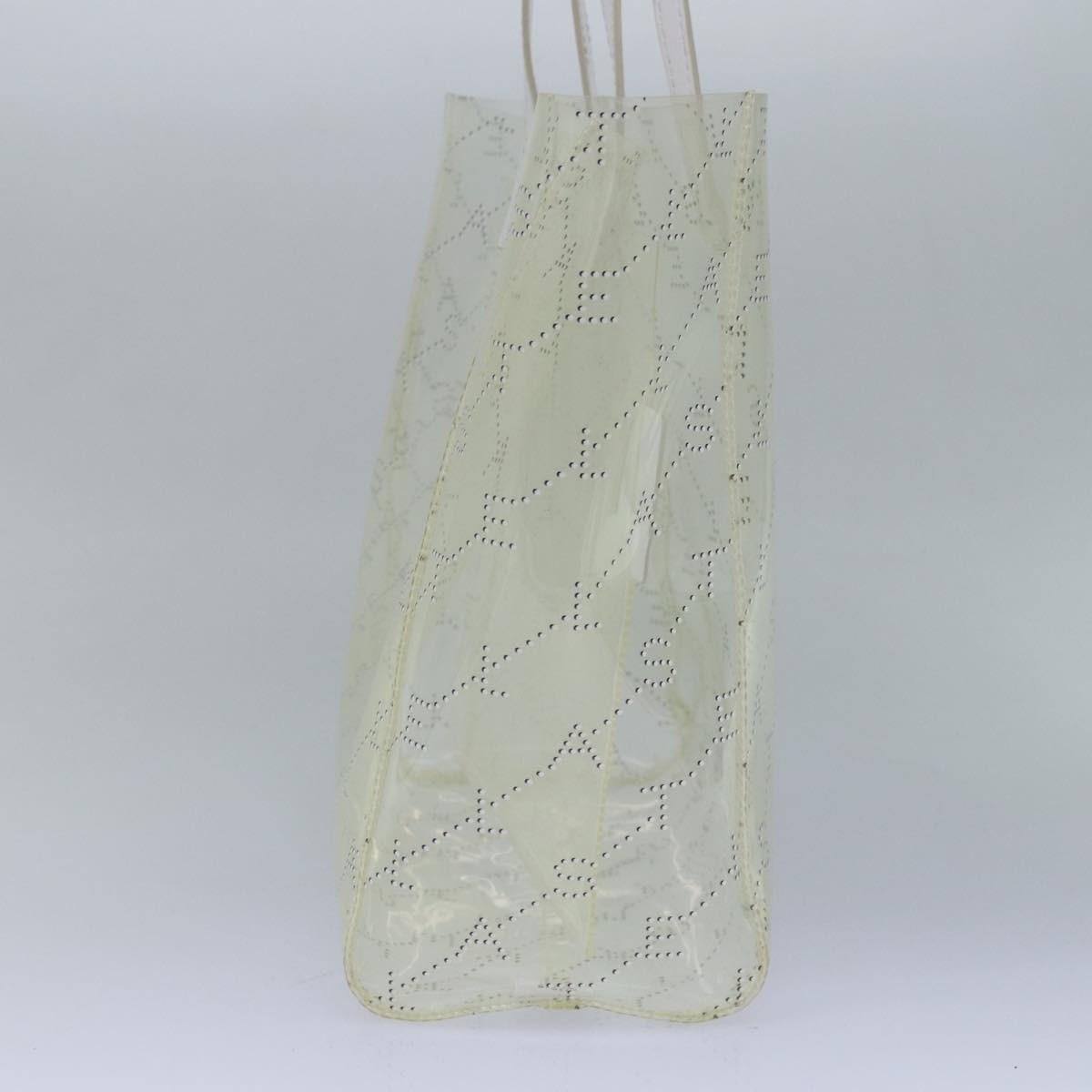 Stella Mccartney Logo Shopping Tote Vinyl Clear Plastic Tote Bag Bag (Pre-Owned)