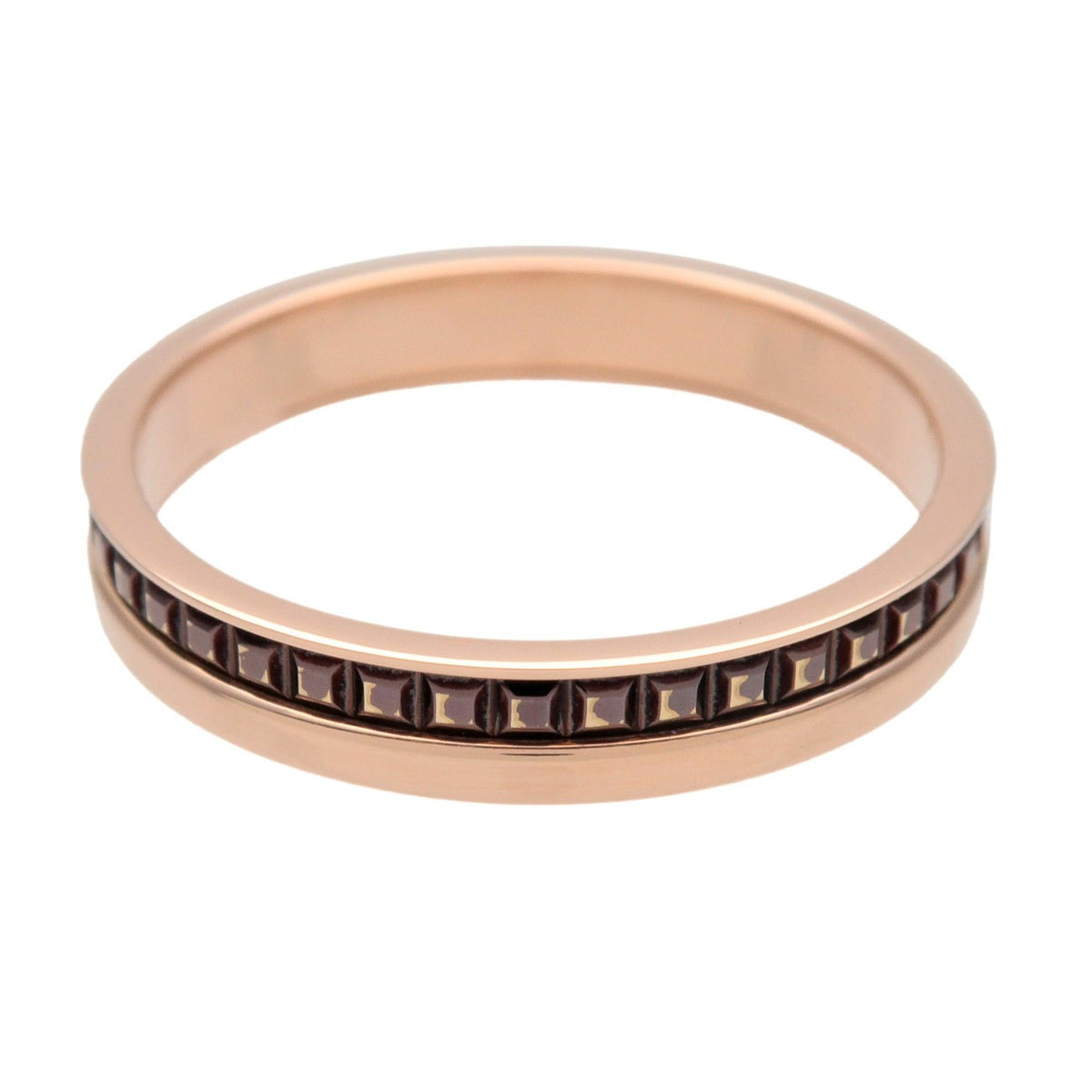 Boucheron Quatre 18K Pink Gold Gold Rose_Gold Ring Jewelry (Pre-Owned)
