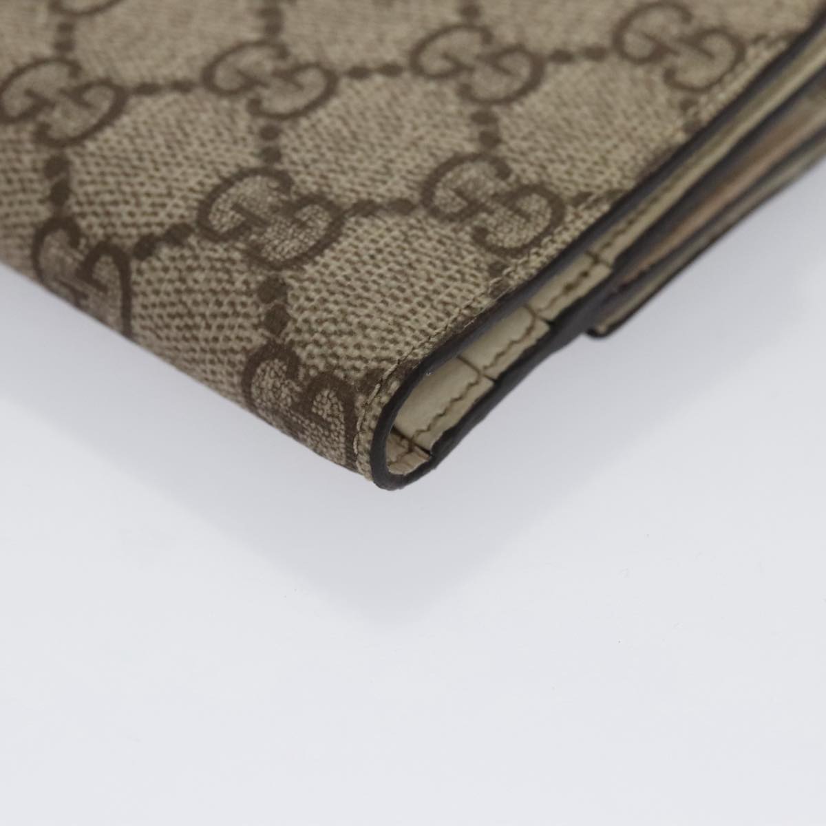 Gucci Beige Canvas Wallet  (Pre-Owned)