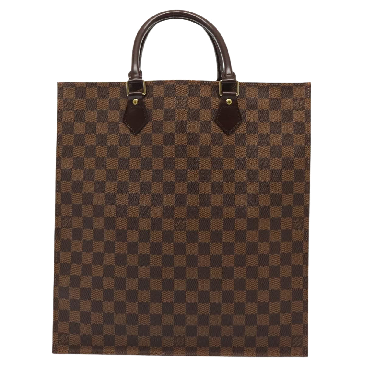 Louis Vuitton Sac Plat Brown Canvas Handbag (Pre-Owned)