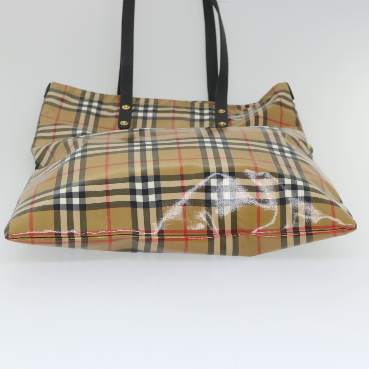 Burberry Beige Canvas Tote Bag (Pre-Owned)