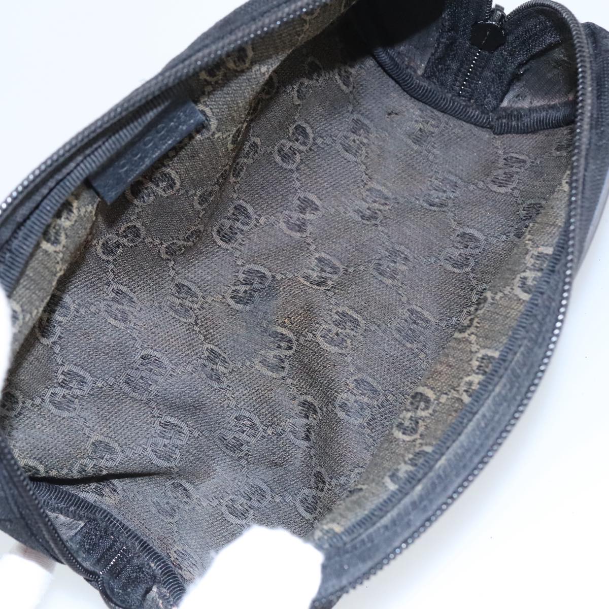 Gucci Black Canvas Clutch Bag (Pre-Owned)