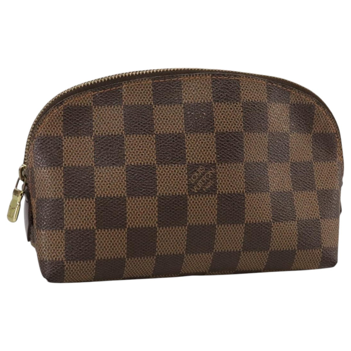 Louis Vuitton Trousse A Maquillage Brush Brown Canvas Clutch Bag (Pre-Owned)