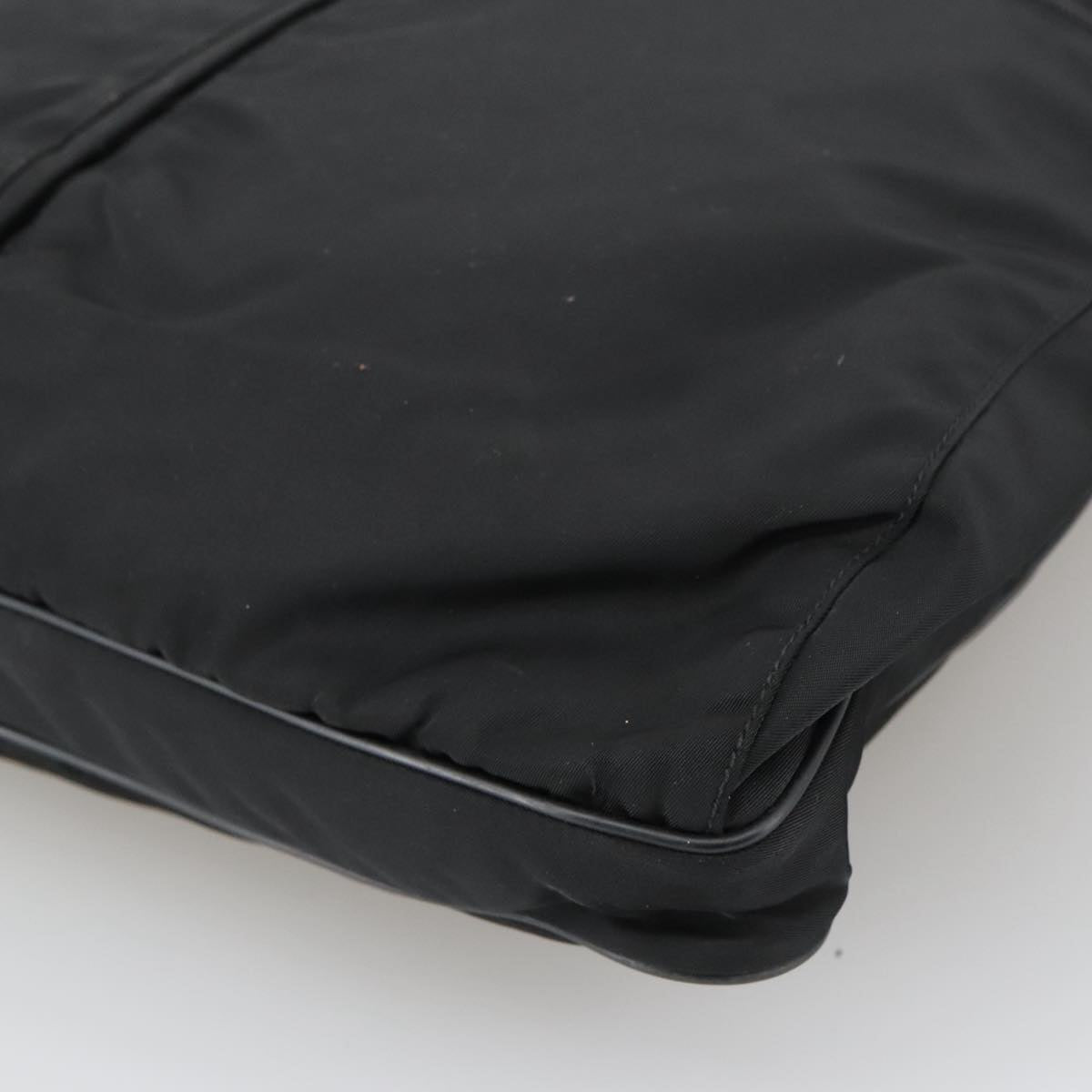 Prada Re-Nylon Black Synthetic Shoulder Bag (Pre-Owned)