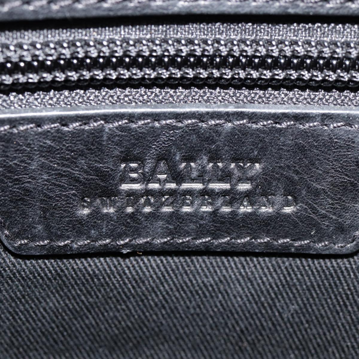 Bally Black Leather Shoulder Bag (Pre-Owned)