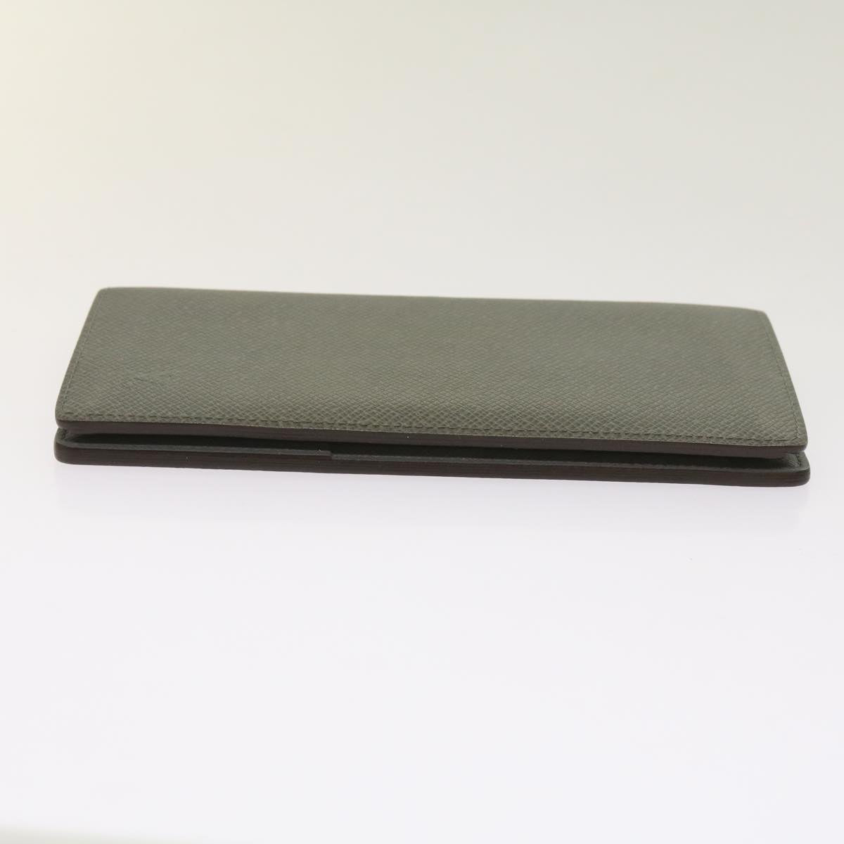 Louis Vuitton Portefeuille Brazza Grey Leather Wallet  (Pre-Owned)