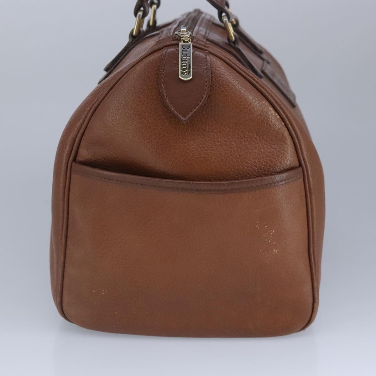 Burberry Brown Leather Handbag (Pre-Owned)