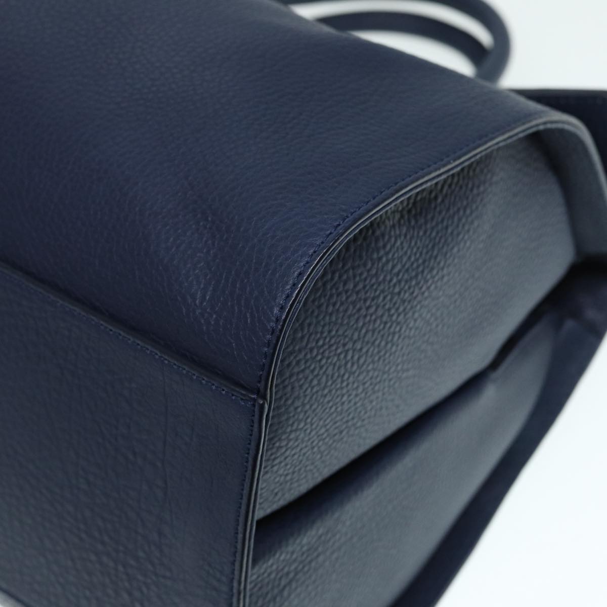 Balenciaga Tube Navy Leather Handbag (Pre-Owned)