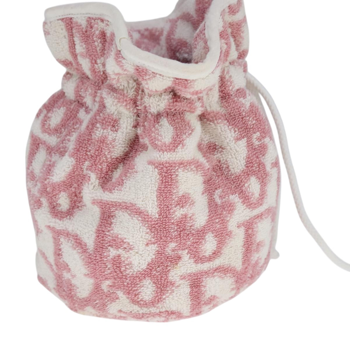 Dior Trotter Pink Cotton Clutch Bag (Pre-Owned)