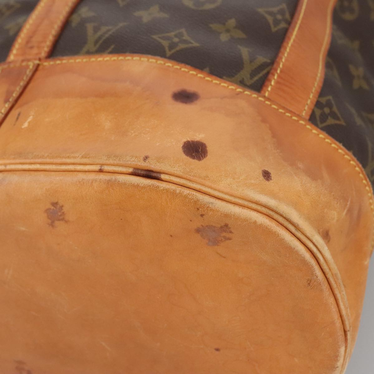 Louis Vuitton Randonnée Brown Canvas Shoulder Bag (Pre-Owned)