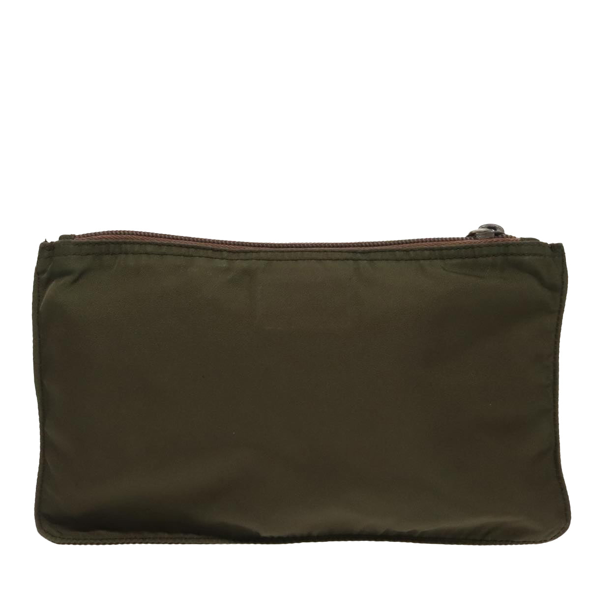 Prada Tessuto Khaki Synthetic Wallet Bag (Pre-Owned)