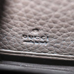 Gucci Grey Leather Wallet  (Pre-Owned)