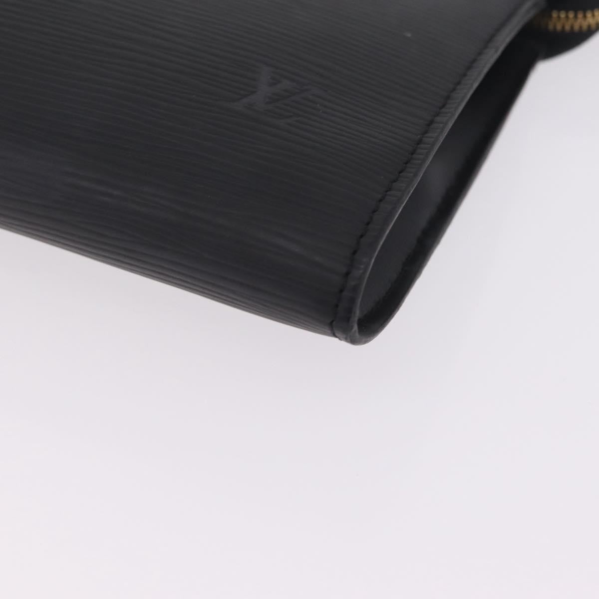 Louis Vuitton Pochette Accessoires Epi Leather Black Leather Clutche & Pouche Bag (Pre-Owned)