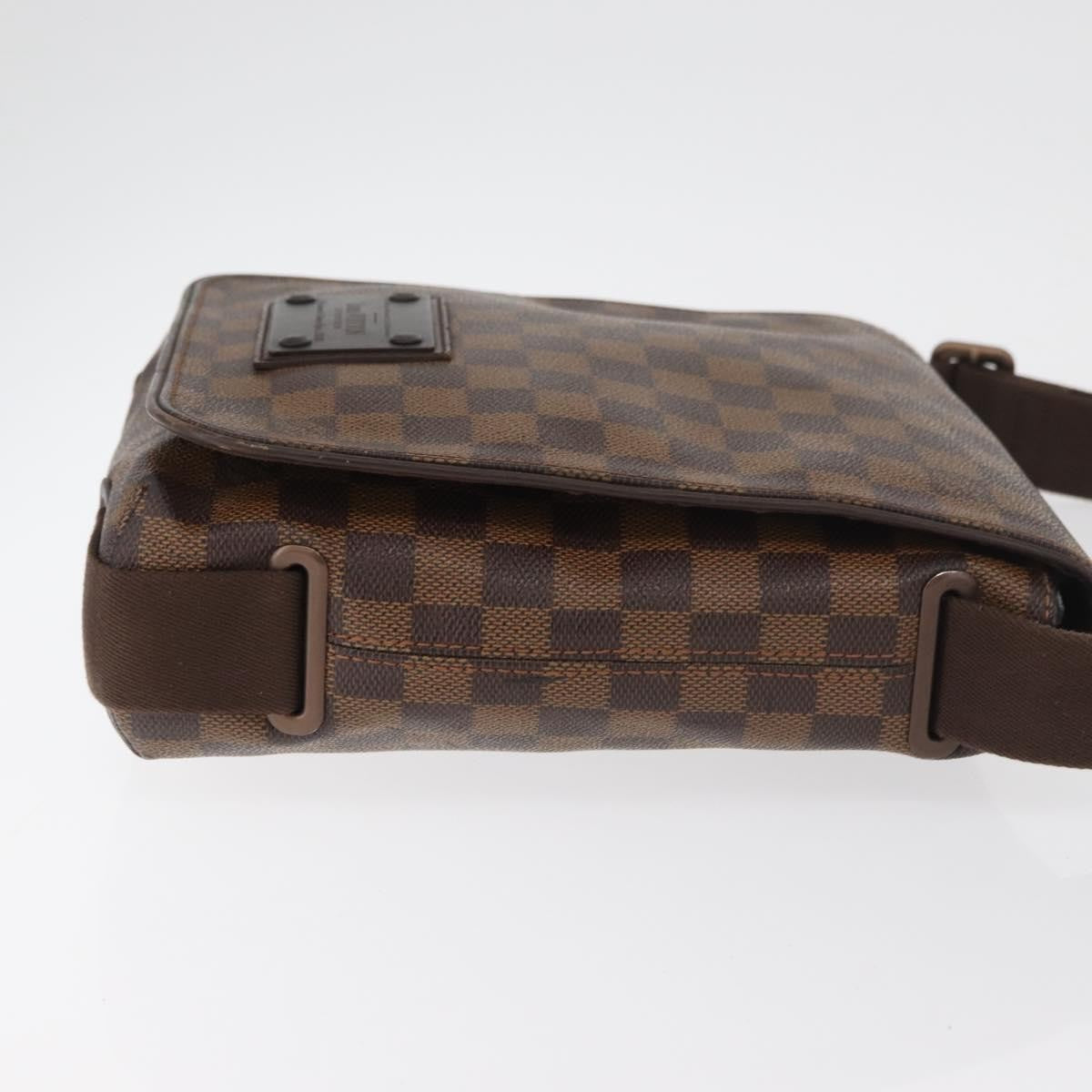 Louis Vuitton Brooklyn Damier Brown Canvas Handbag (Pre-Owned)