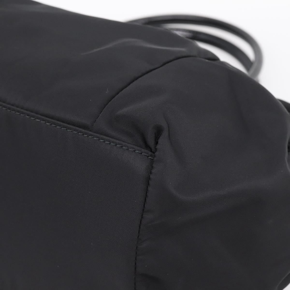 Salvatore Ferragamo Vala Tote Nylon Black Nylon Tote Bag Bag (Pre-Owned)
