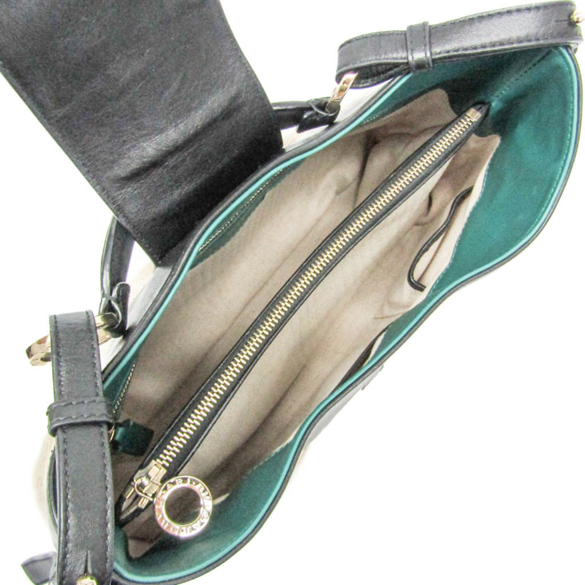 Bvlgari Chandra Canvas Beige Canvas Shoulder Bag Bag (Pre-Owned)