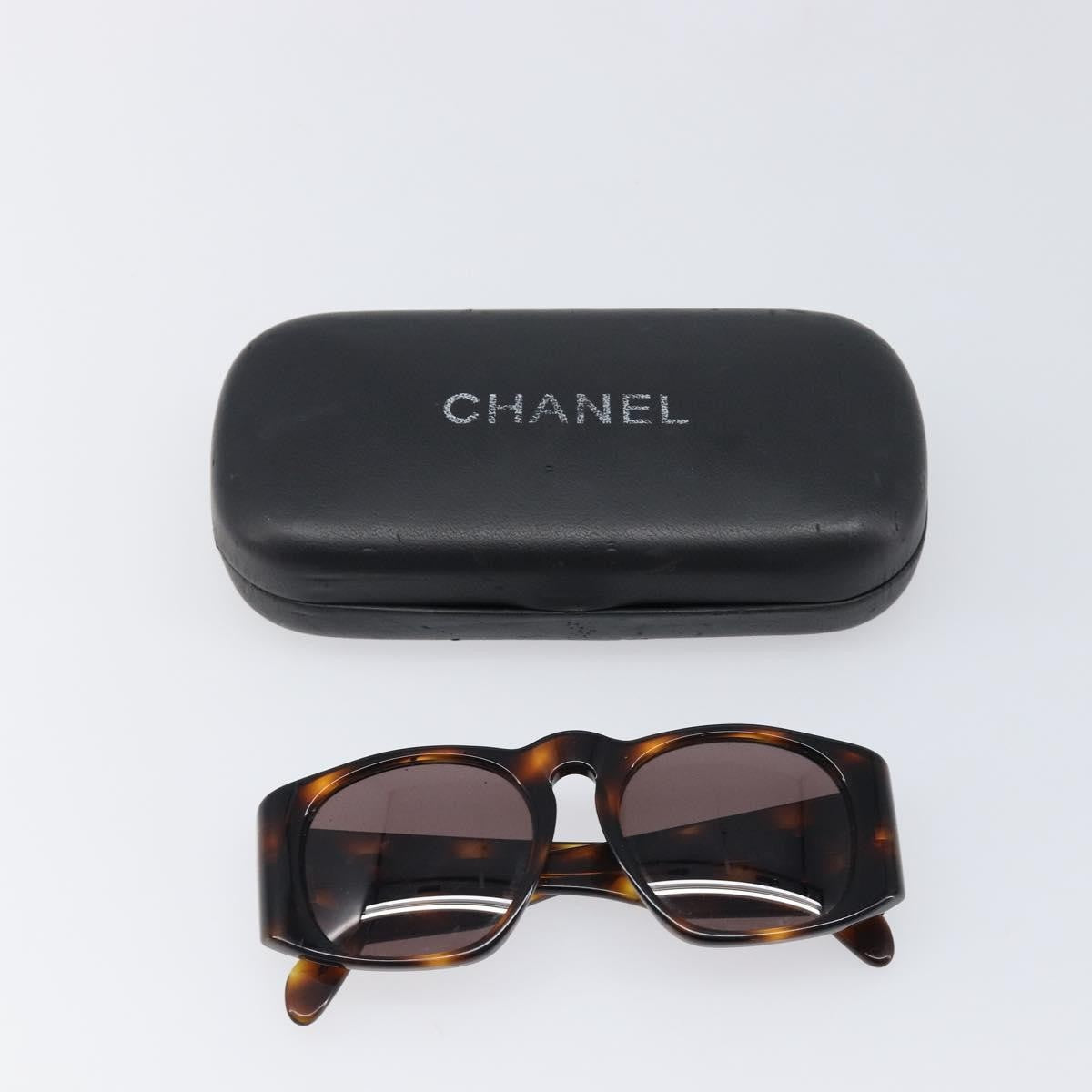 Chanel Logo Cc Plastic Brown Plastic Sunglasse Accessory (Pre-Owned)