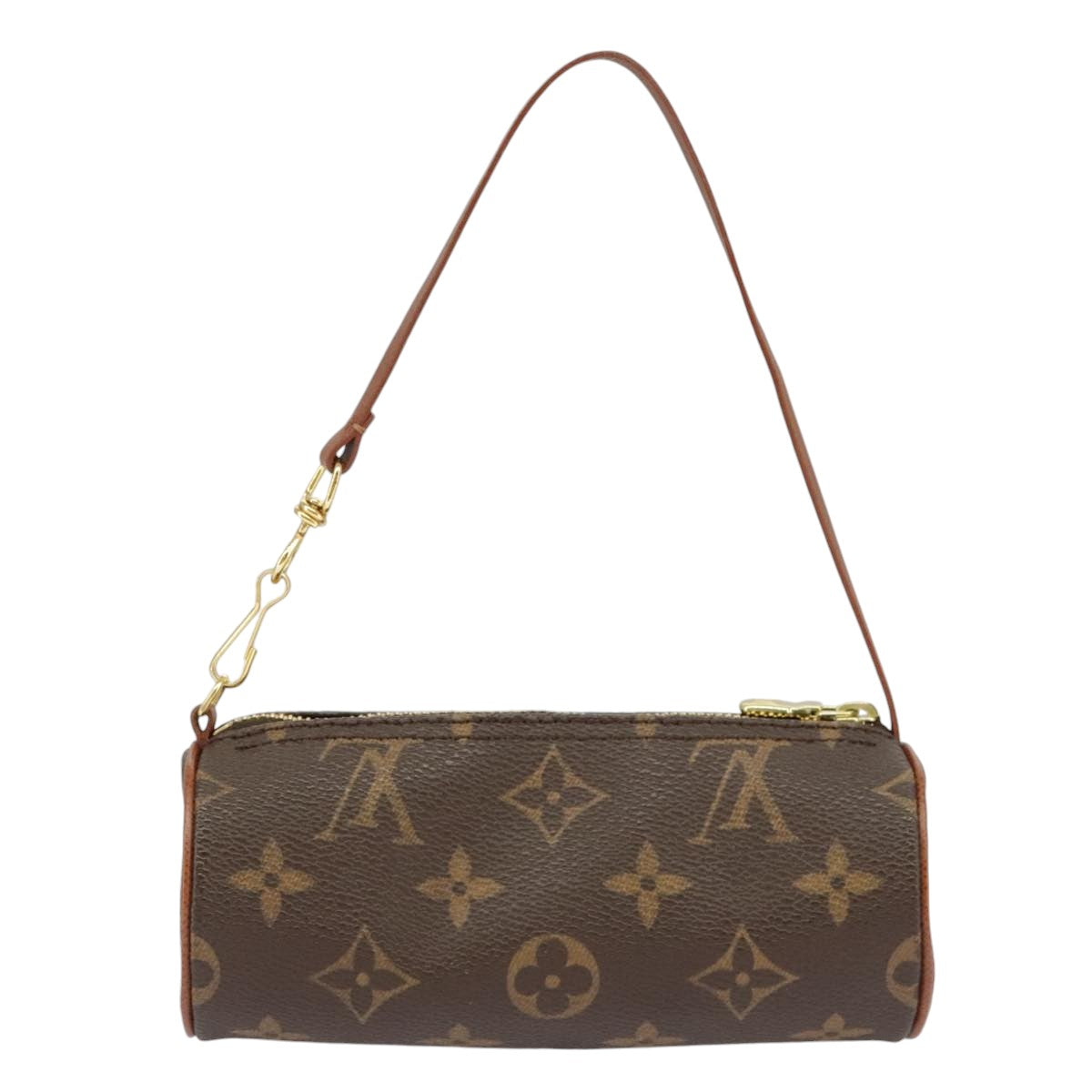 Louis Vuitton Papillon Brown Canvas Clutch Bag (Pre-Owned)