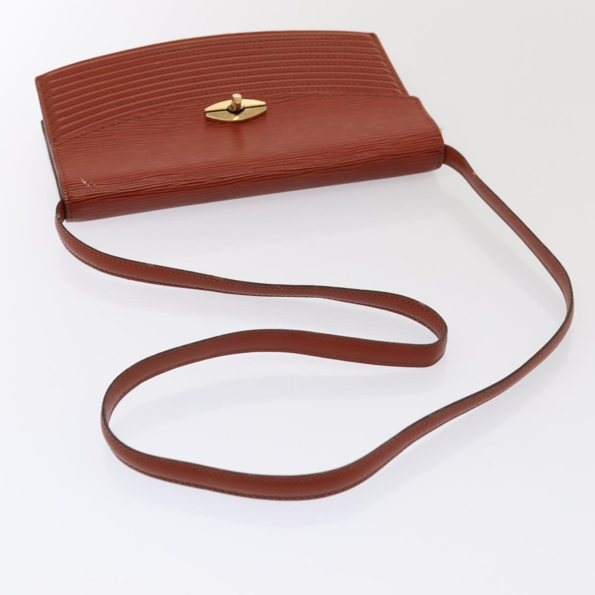 Louis Vuitton Presbourg Brown Leather Shoulder Bag (Pre-Owned)