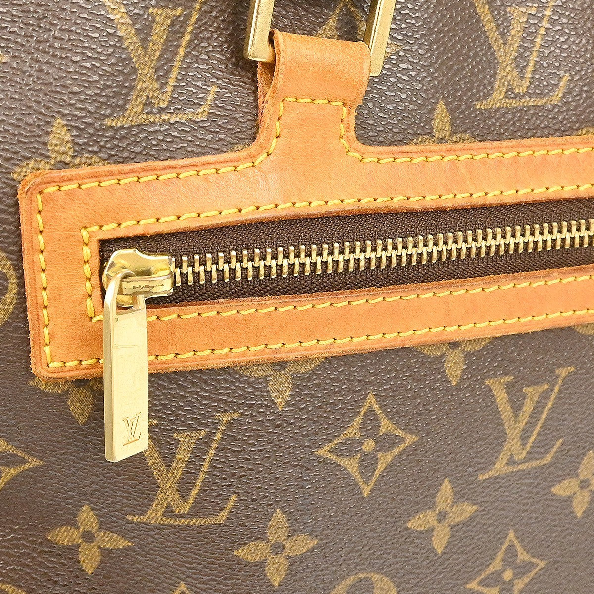 Louis Vuitton Cite Monogram Canvas Brown Canvas Shoulder Bag Bag (Pre-Owned)