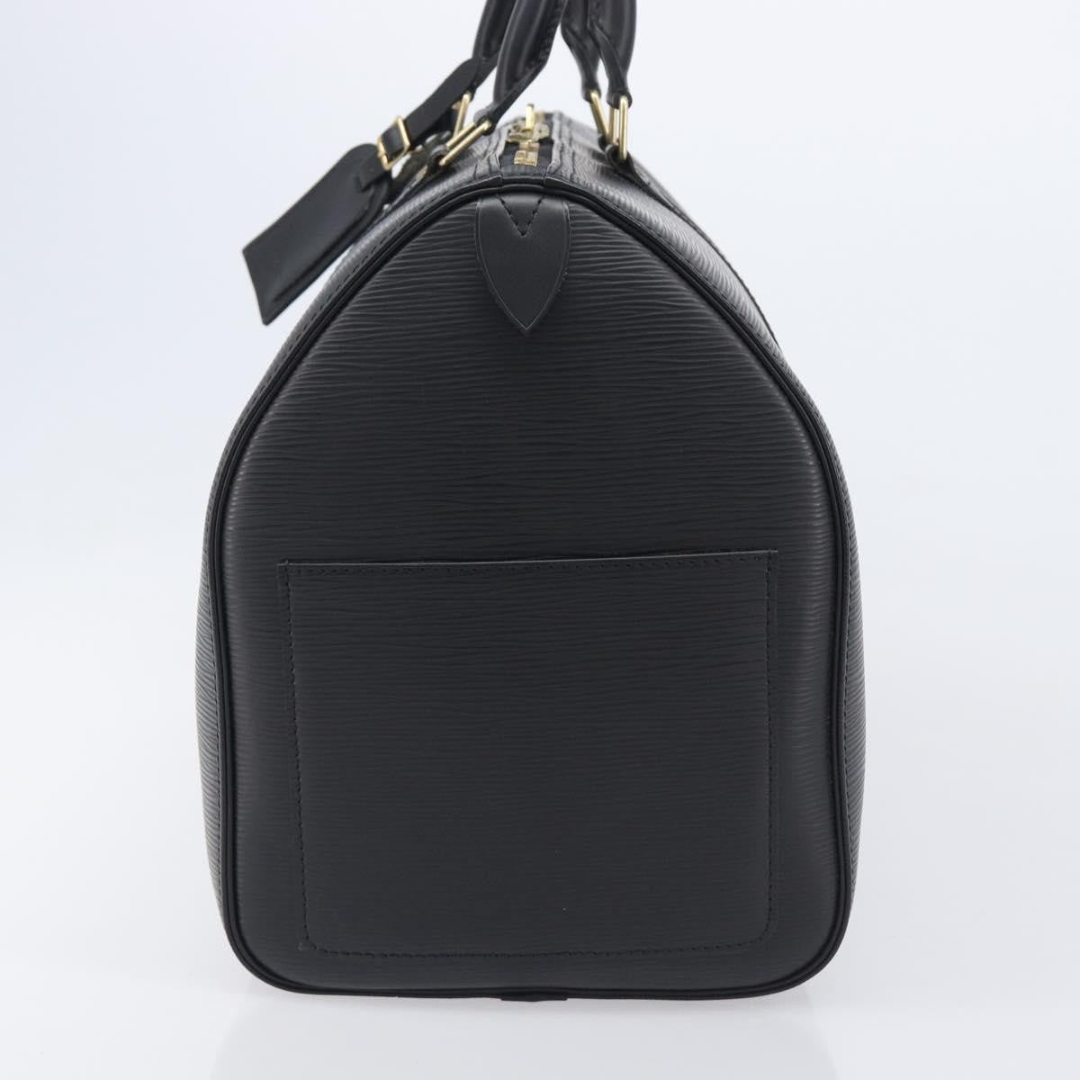 Louis Vuitton Keepall Epi Leather Black Leather Travel Bag Bag (Pre-Owned)