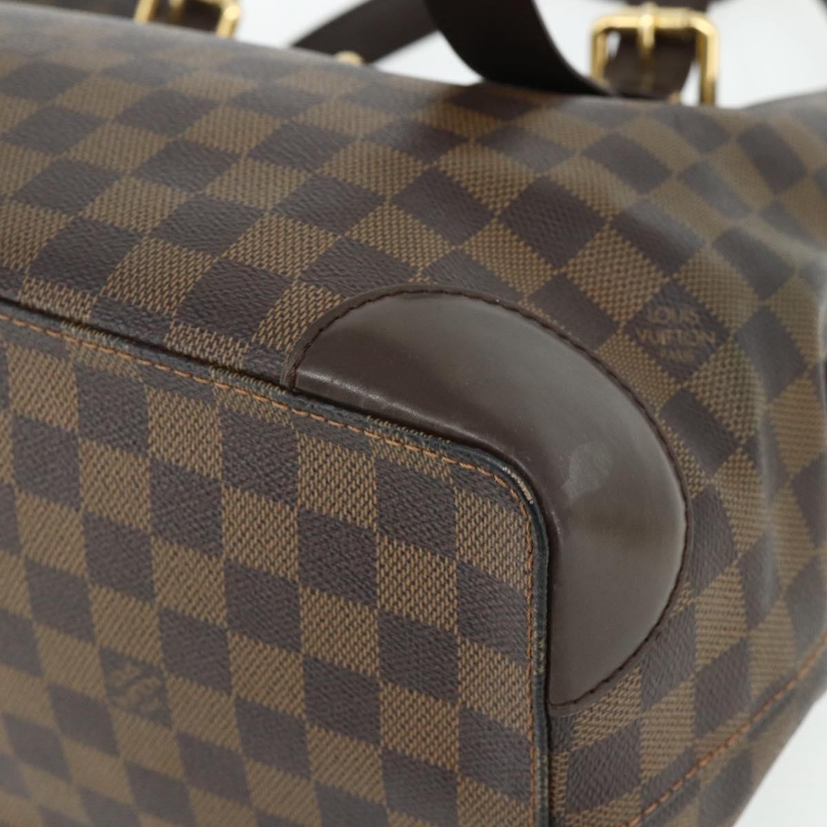 Louis Vuitton Hampstead Damier Brown Canvas Tote Bag Bag (Pre-Owned)