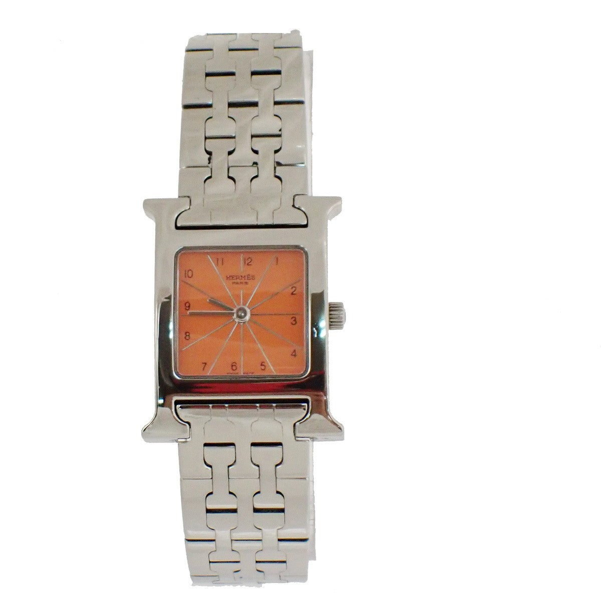 Hermes Heure H Quartz Stainless Steel Watch (Pre-Owned)