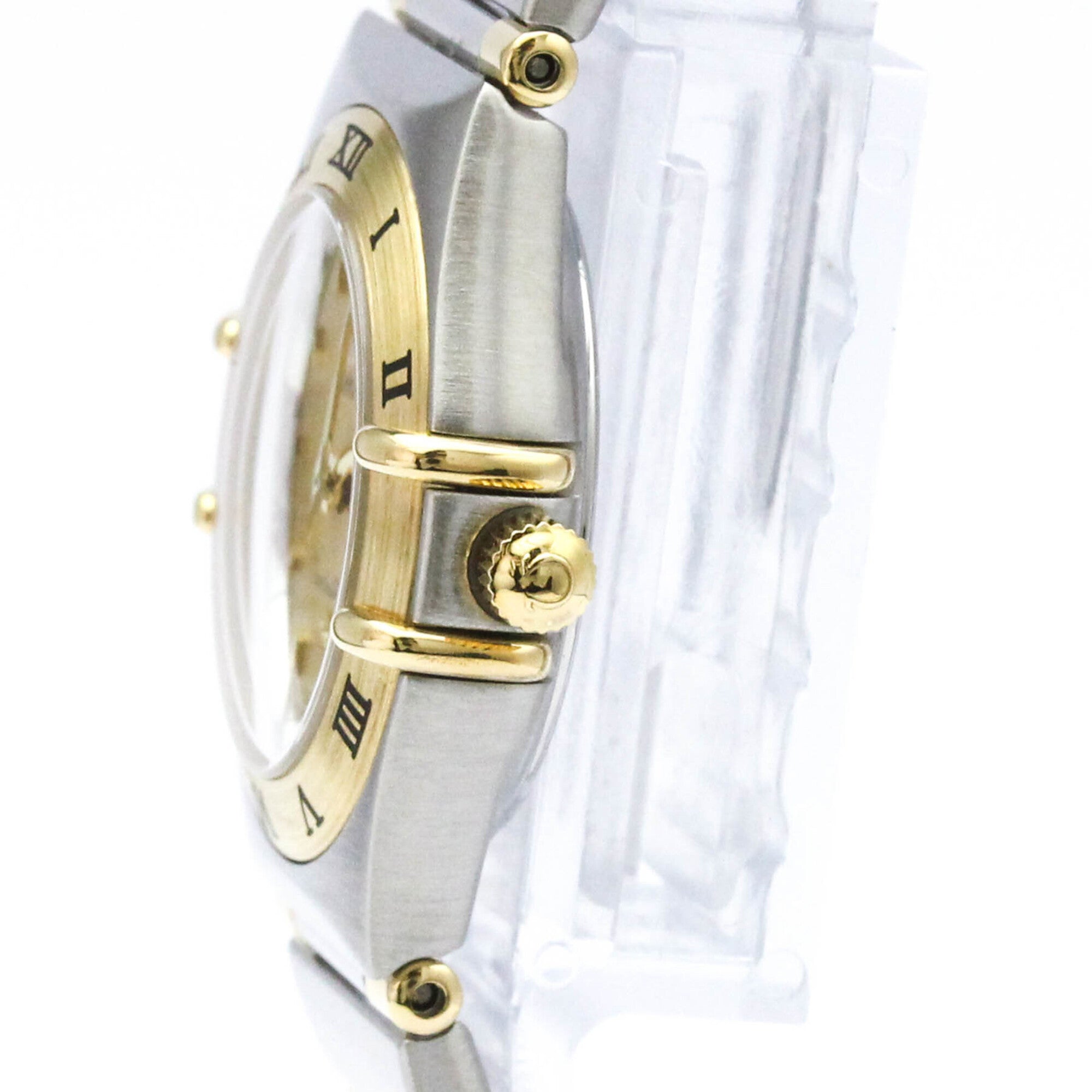 Omega Constellation Quartz Stainless Steel And Yellow Gold Watch (Pre-Owned)